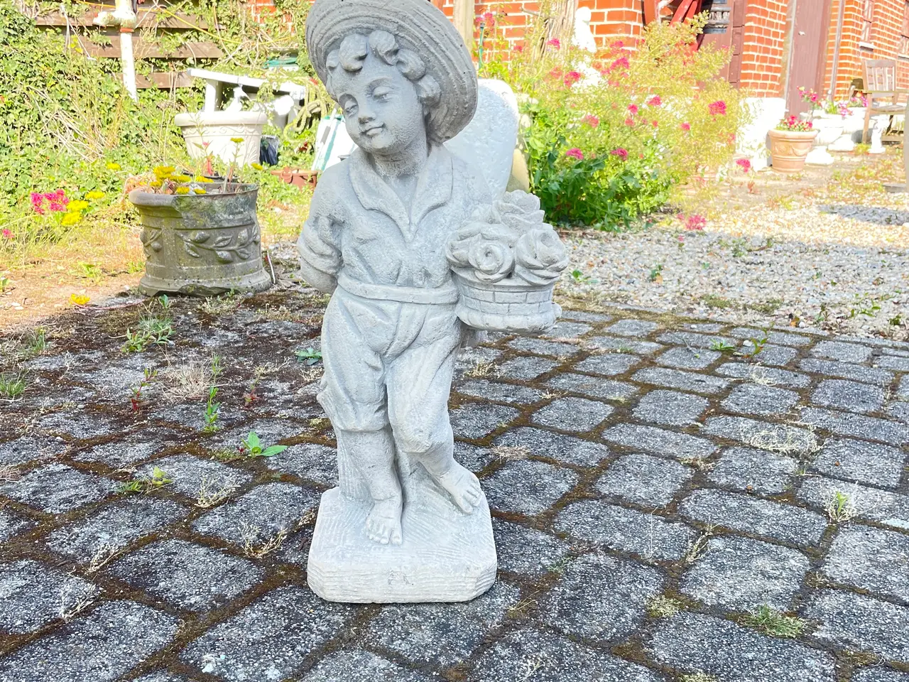 Billede 1 - Smuk havefigur / marmorfigur (70 cm)