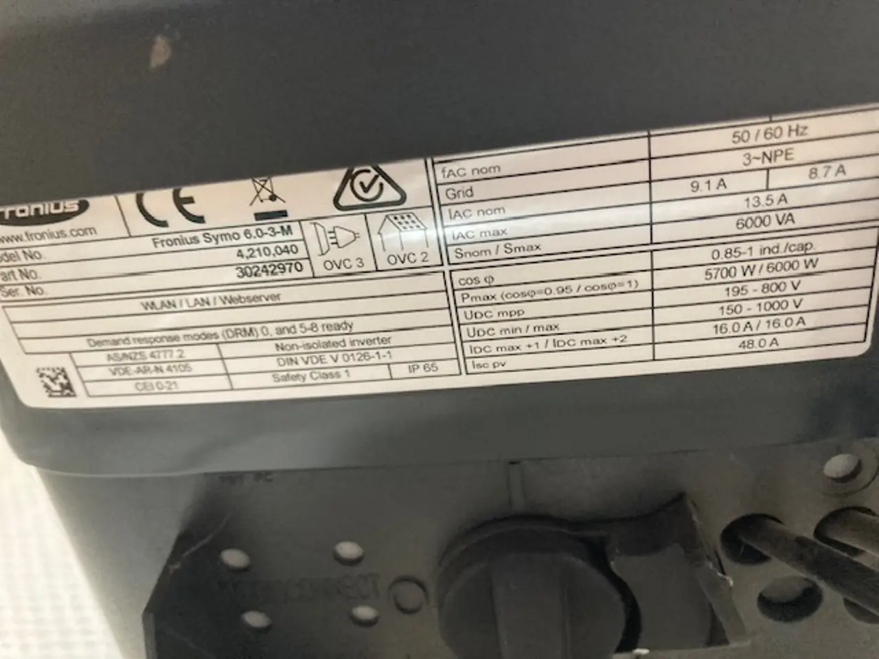 Billede 2 - 6 kw Fronius