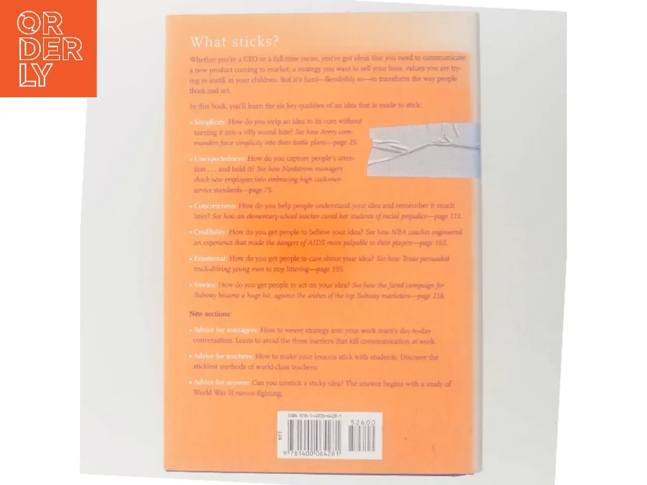 Billede 3 - Made to stick : why some ideas take hold and others come unstuck (Bog)