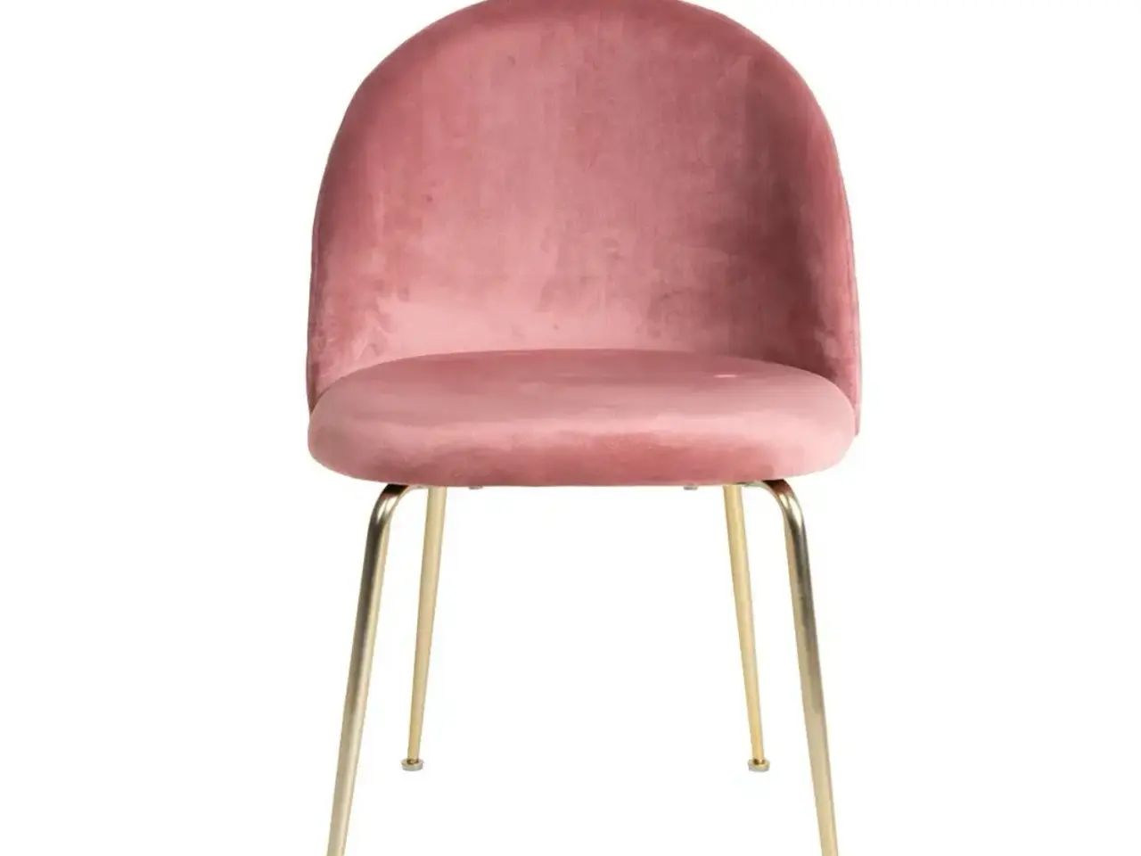 Billede 2 - Stol i rosa velour