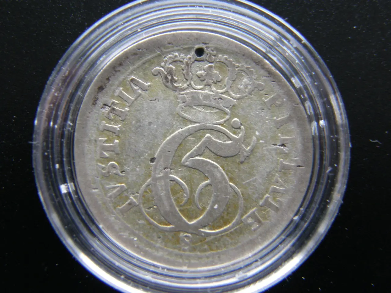 Billede 2 - Danmark 8 Skilling 1695 Glückstadt KM#82