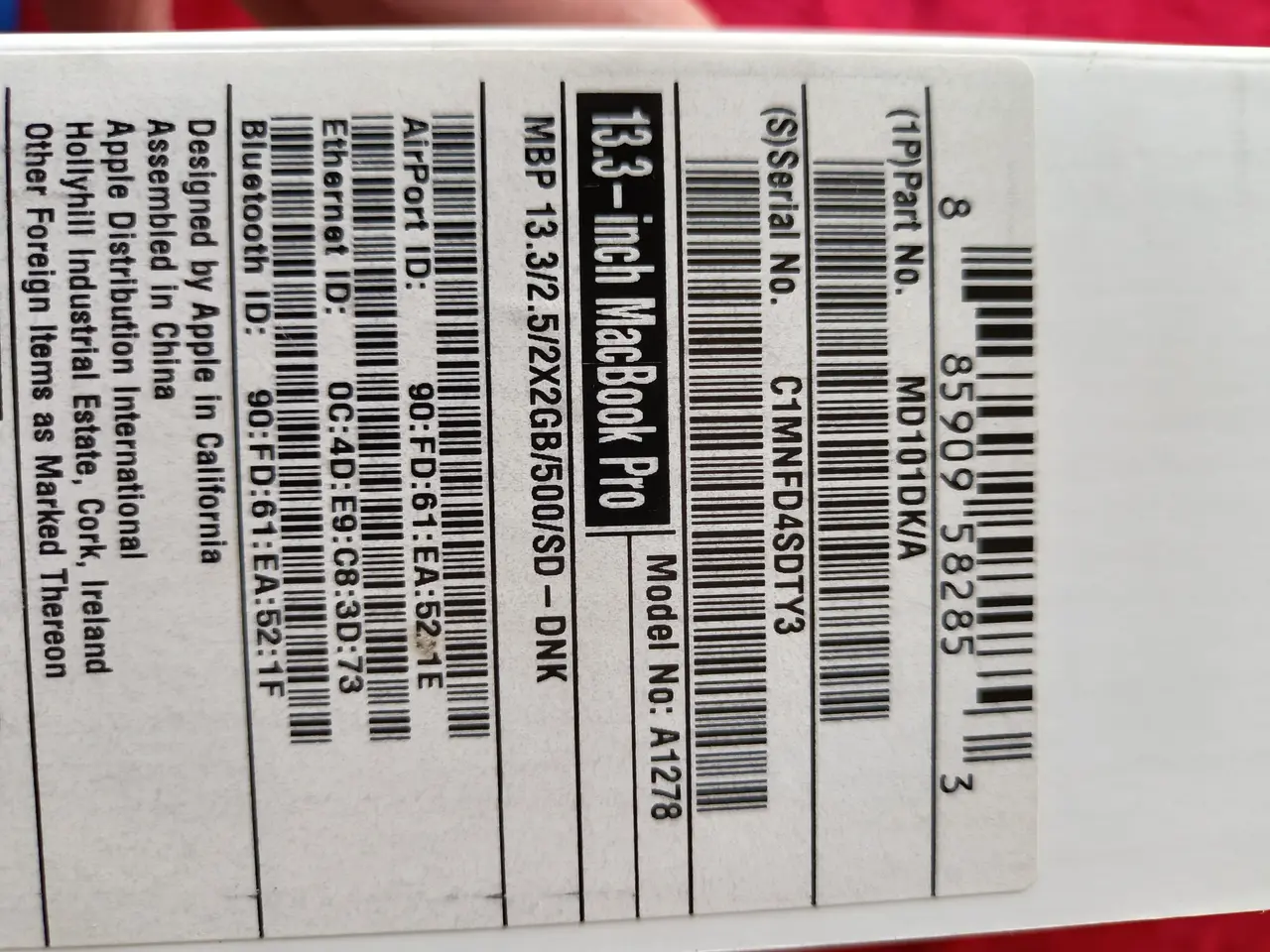 Billede 10 - Macbook pro A1278 defekt