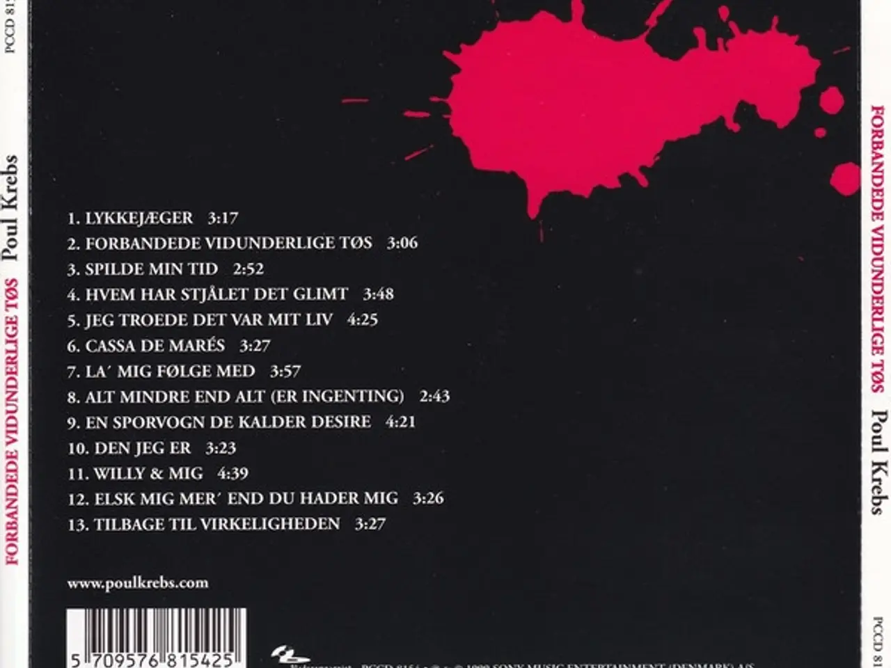 Billede 3 - Poul Krebs – Forbandede Vidunderlige Tøs – CD