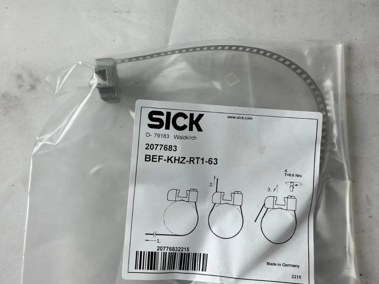 Billede 2 - SICK BEF‑KHZ‑RT1‑63 Mounting Bracket 32–63 mm