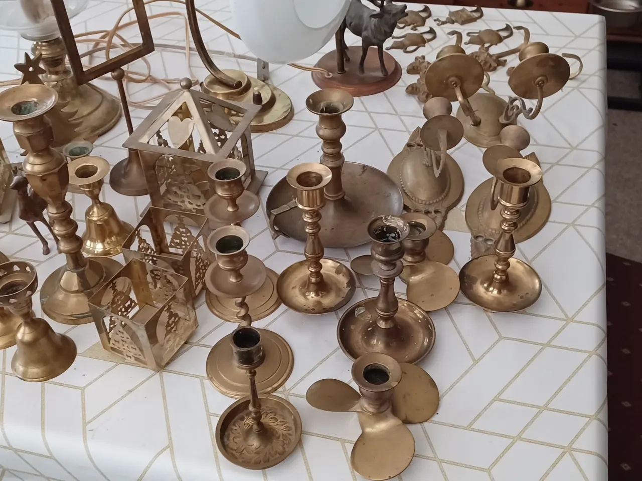Billede 3 - Større samling messing 58 dele