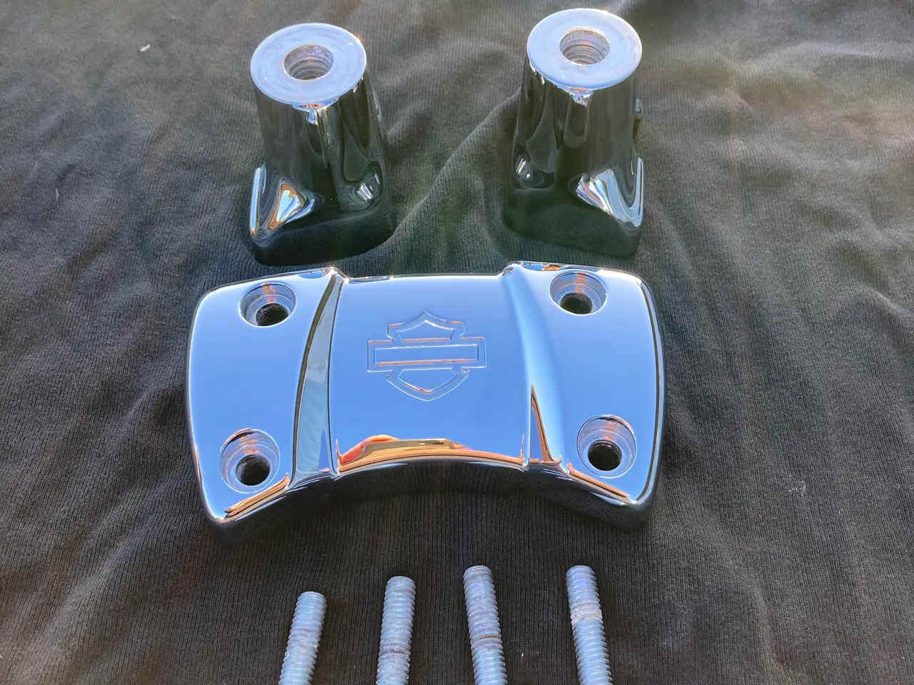 Billede 7 - Harley risers i krom til 1 1/4” - 31,75 mm styr