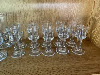 Holmegaard skibsglas (til øl og snaps)