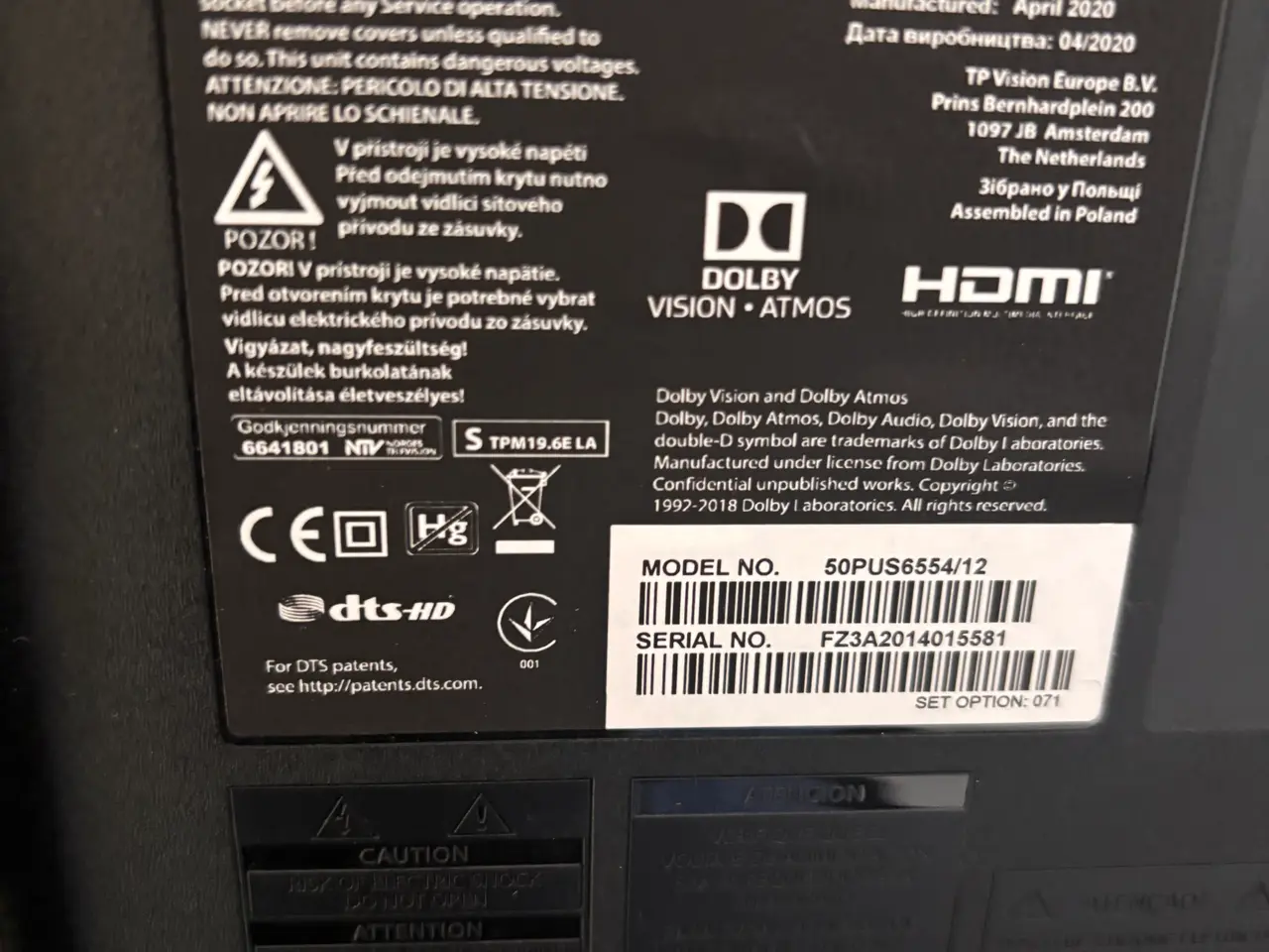 Billede 6 - Phillips 50 tommer smart TV