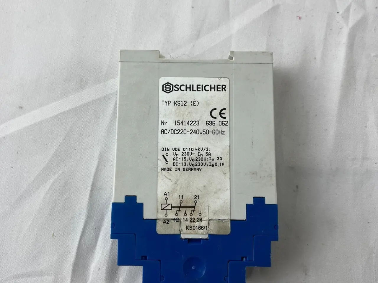 Billede 6 - Schleicher KS12 E Control relæ 220-240V AC/DC Base