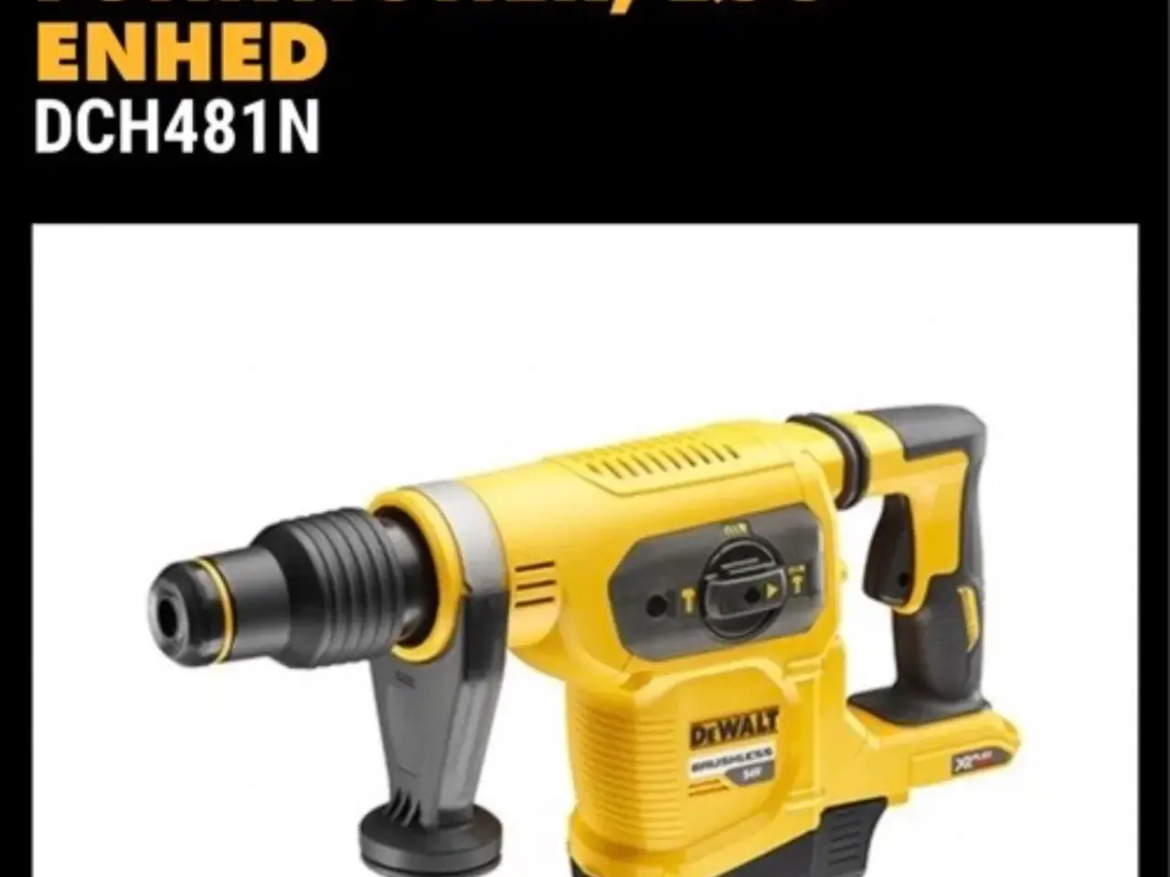 Billede 1 - UDLEJES - DeWalt flexvolt sds-max borehammer