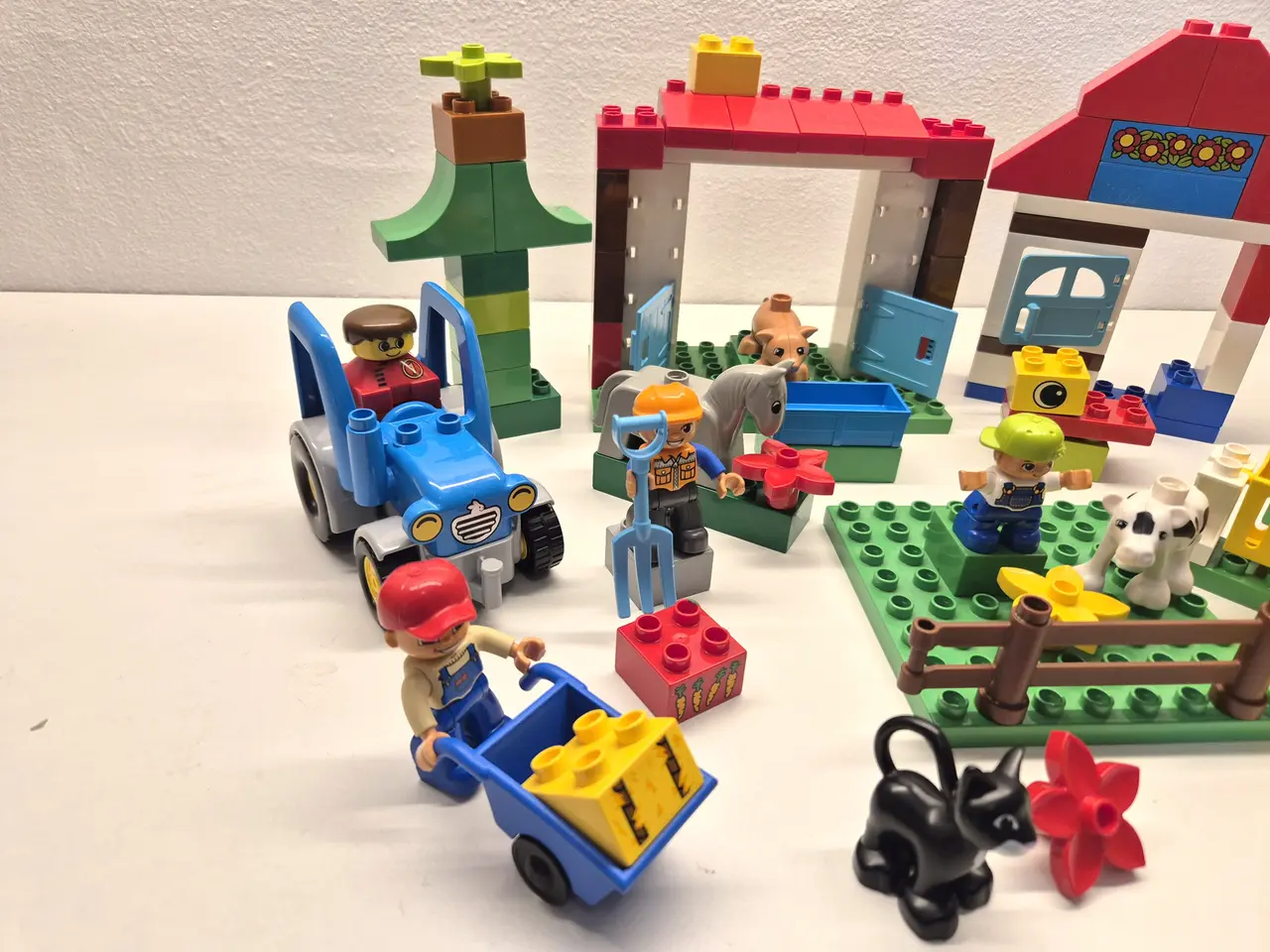 Billede 3 - Duplo Bondegård, Dyr, Traktor, Lille Plade samt fo