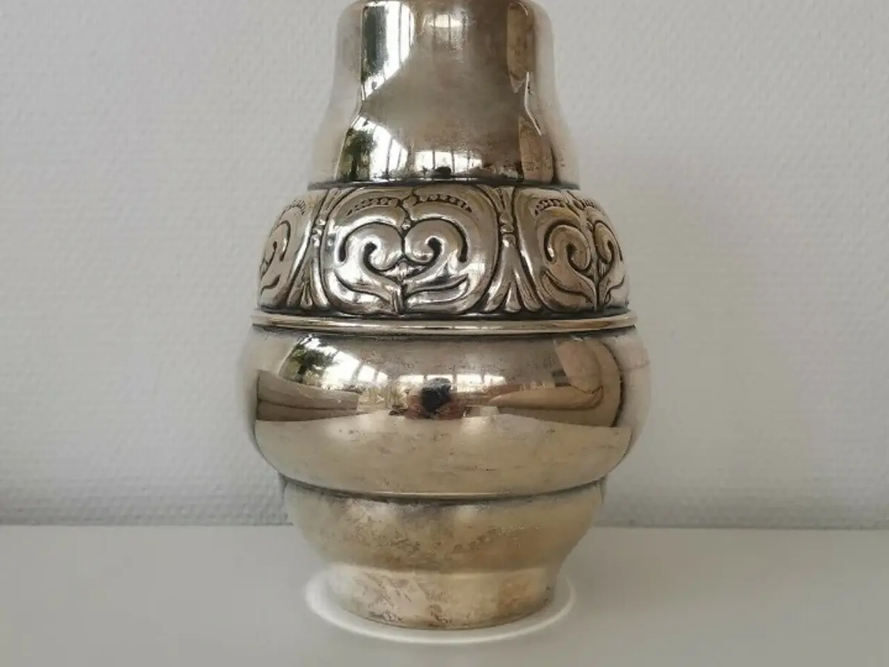Billede 1 - Art Déco Vase i Pletsølv