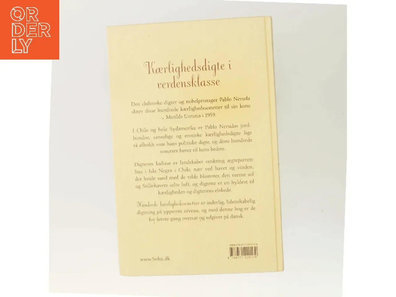 Billede 3 - Hundrede kærlighedssonetter af Pablo Neruda (Bog)