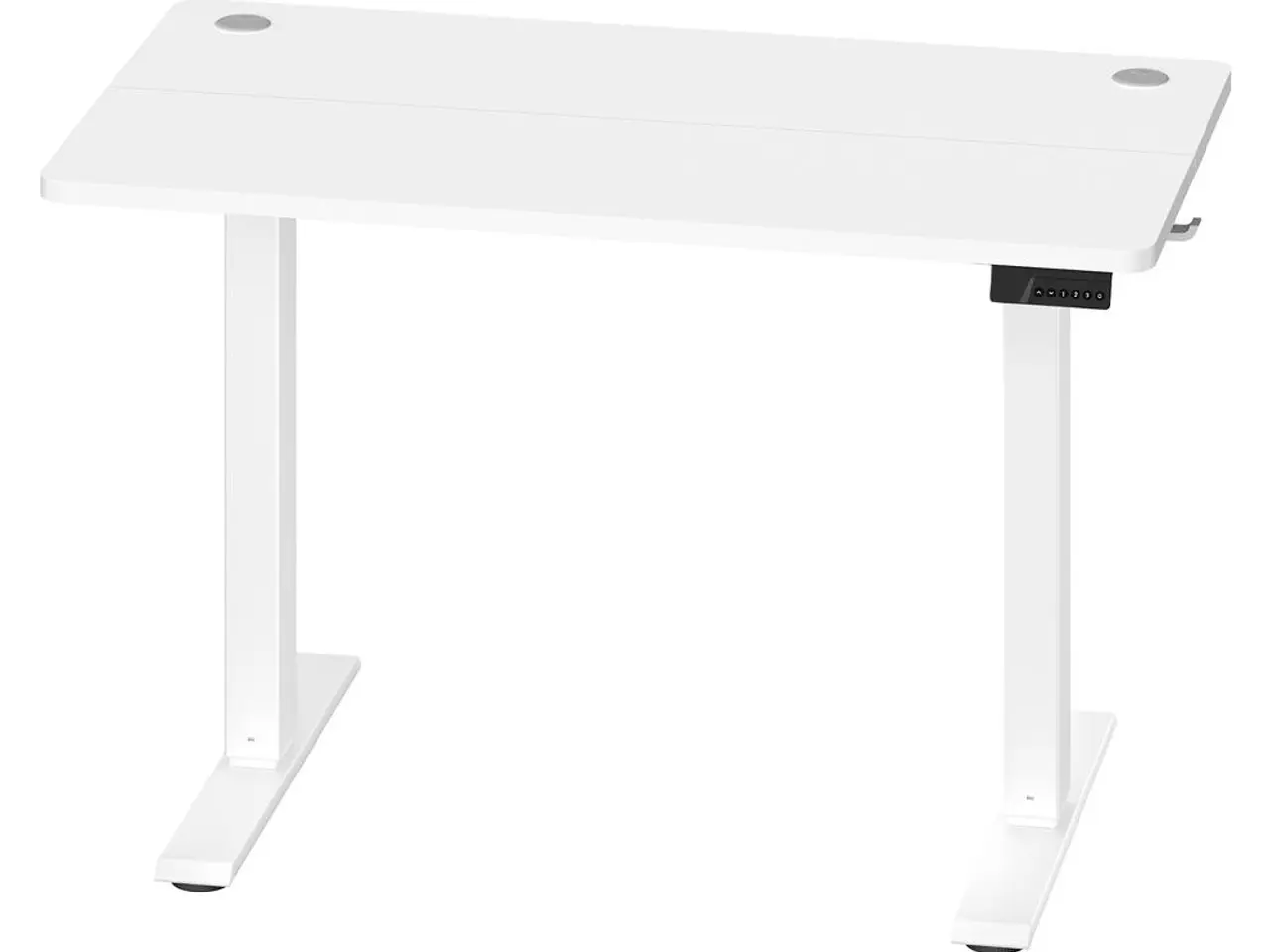 Billede 1 - Elektrisk hæve-sænkebord 100 x 60 cm - Cloud White