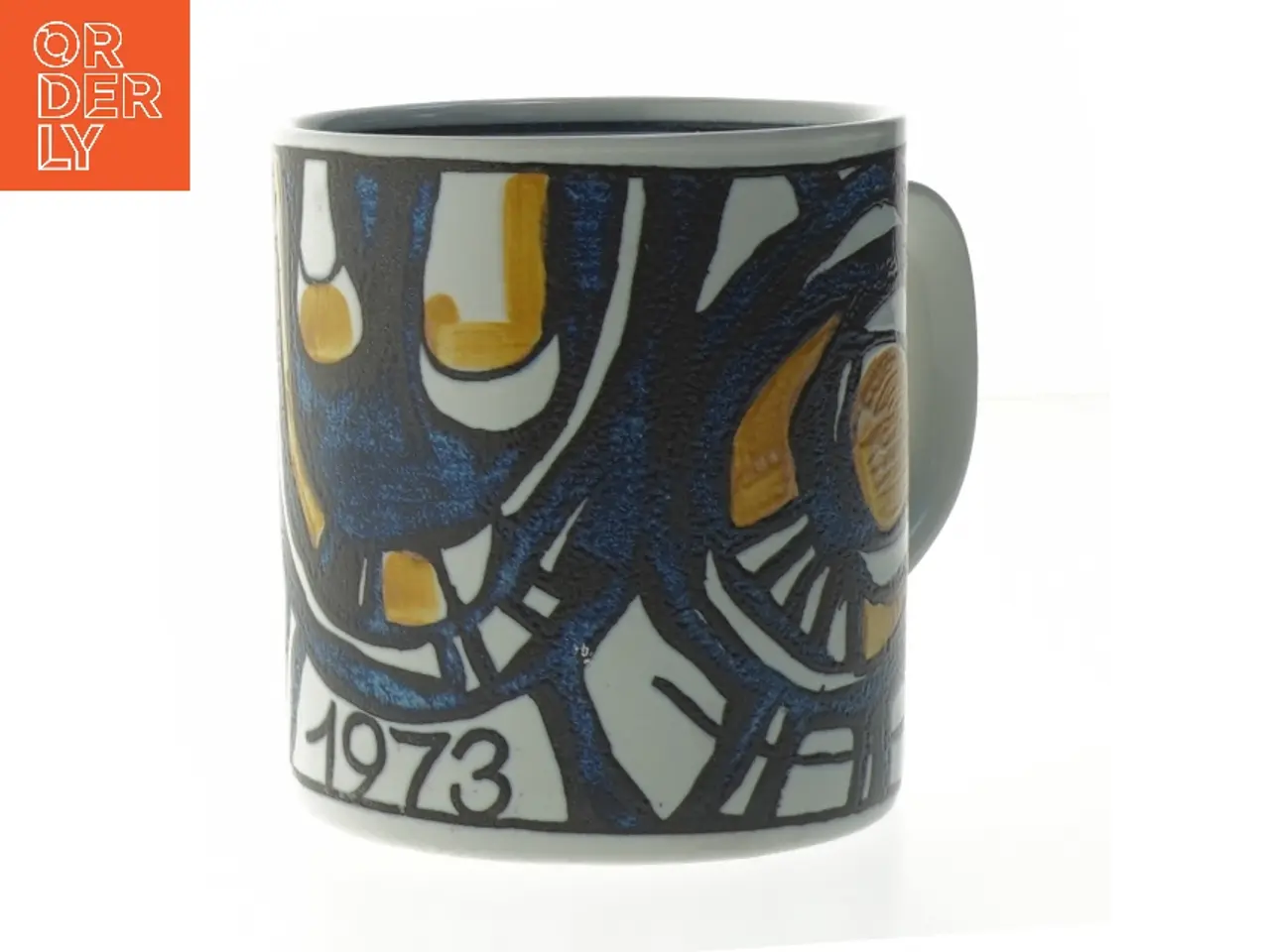 Billede 1 - jubilæumskrus 1973 design fra Royal Copenhagen (str. 10,5 cm)