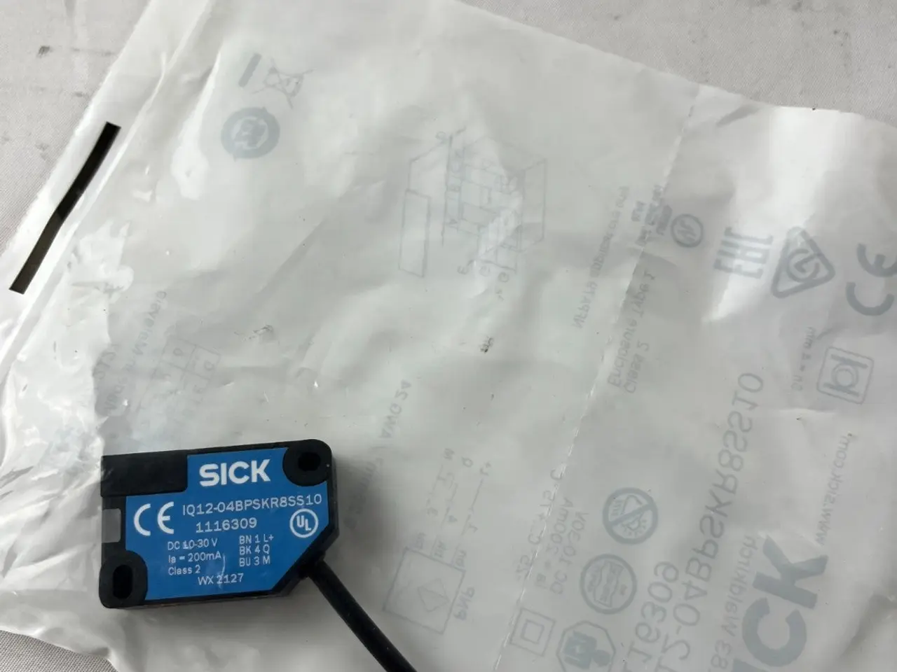 Billede 7 - SICK IQ12-04BPSKR8SS10 Proximity Sensor 4mm PNP M8