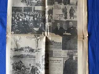 Avis - Den socialdemokratiske Presse - Tillæg om krigens gang - Masser af billeder !