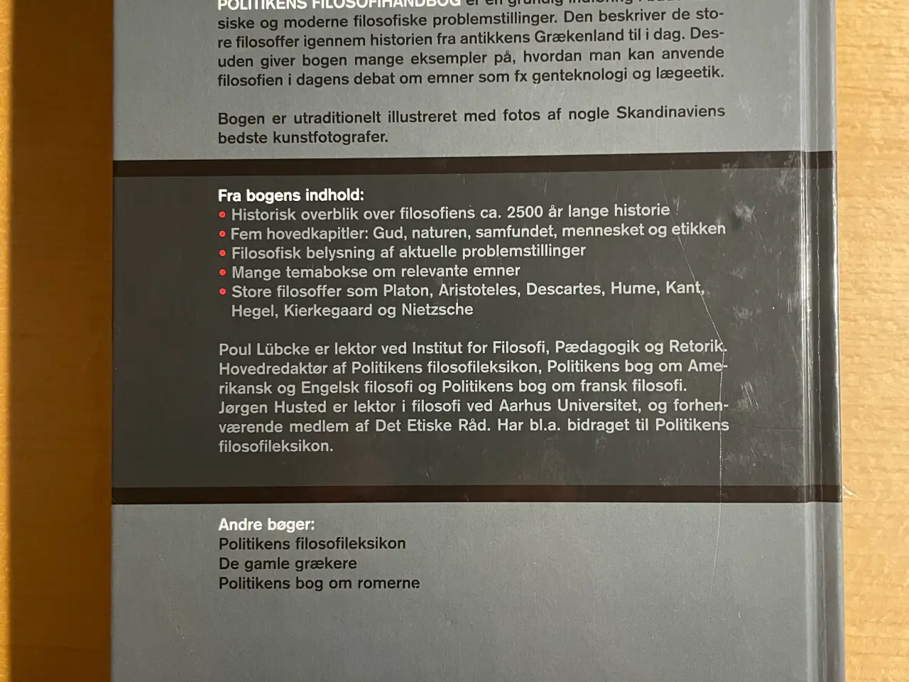Billede 2 - Filosofi håndbog, Jørgen Husted og Poul Lübcke