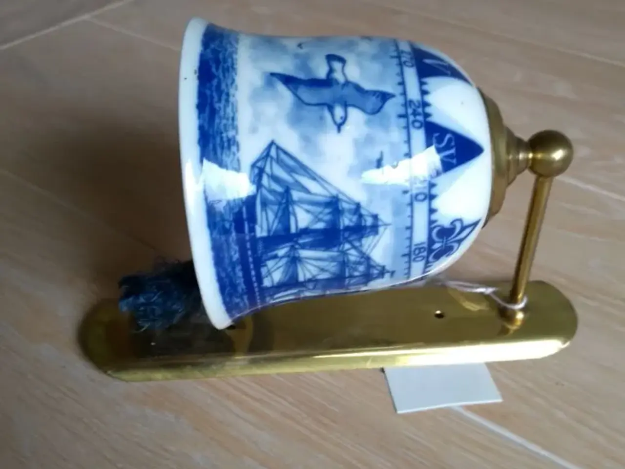 Billede 1 - Porcelæn skibsklokke