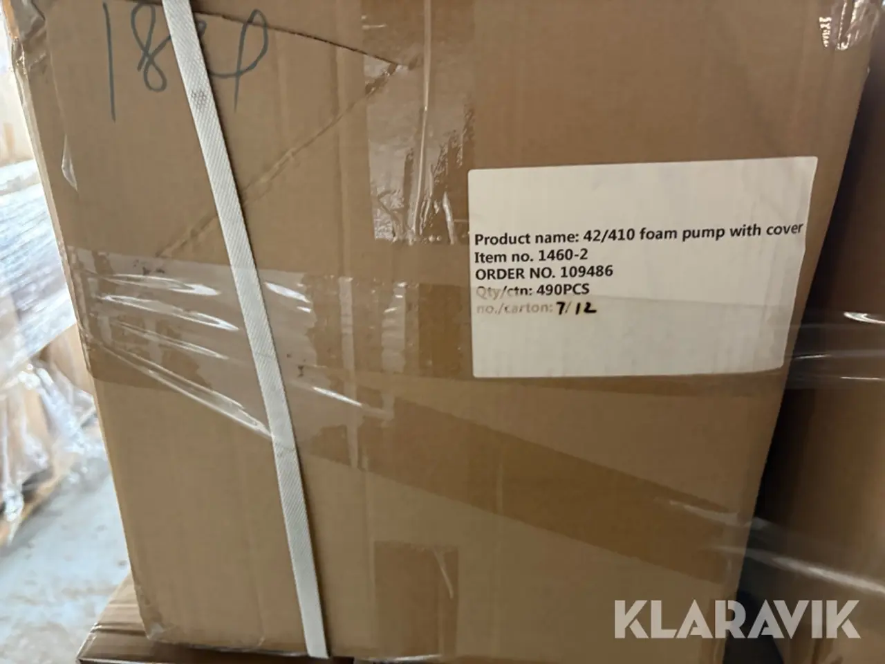 Billede 7 - Stort parti med skumpumper 42/410 foam pump with cover - 13 paller/ 105.000 styk