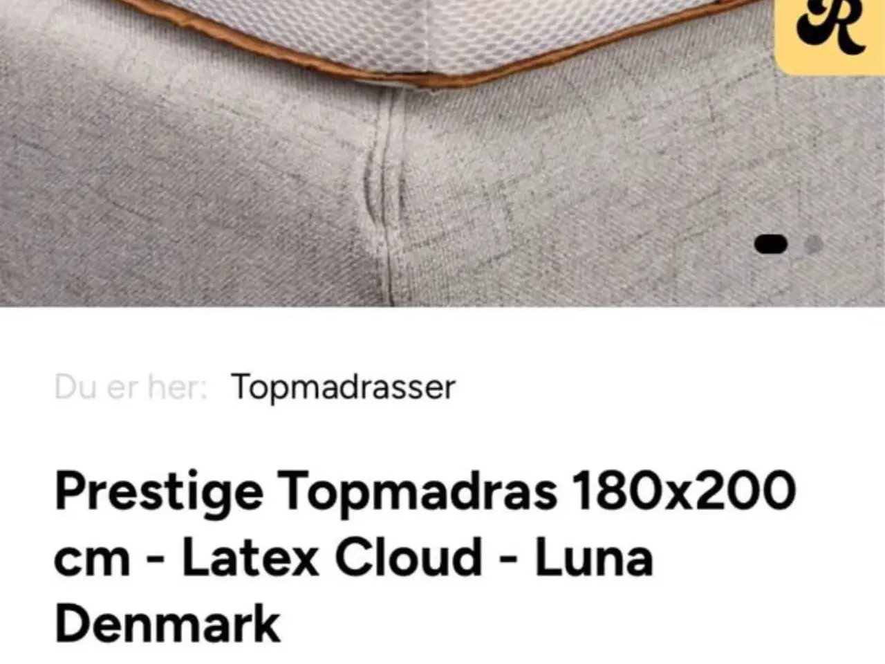 Billede 3 - Lækker latex top madras
