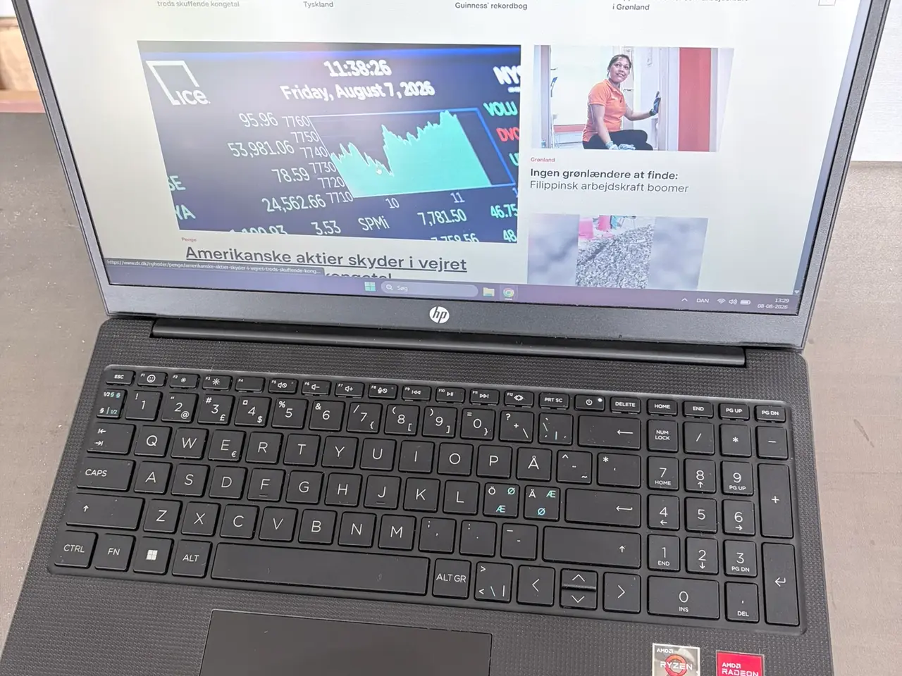 Billede 1 - HP 15-fc0411no bærbar, Ryzen 3, 128GB SSD