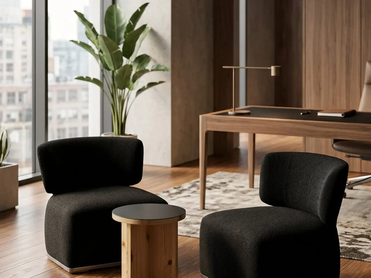 Billede 2 - Maxalto Amoneus Loungestol – Sort