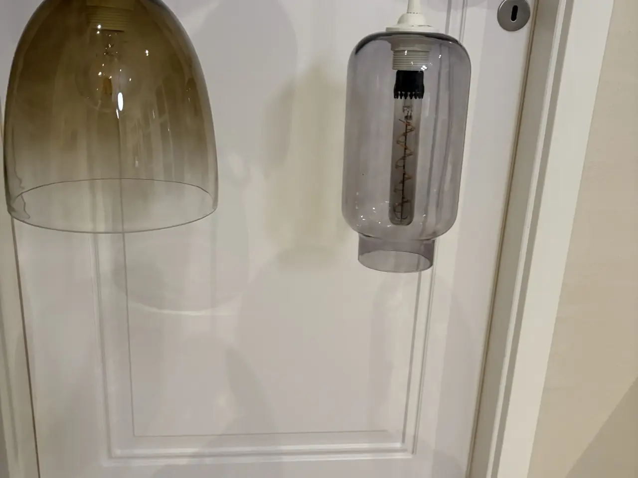 Billede 1 - To glas loftslamper