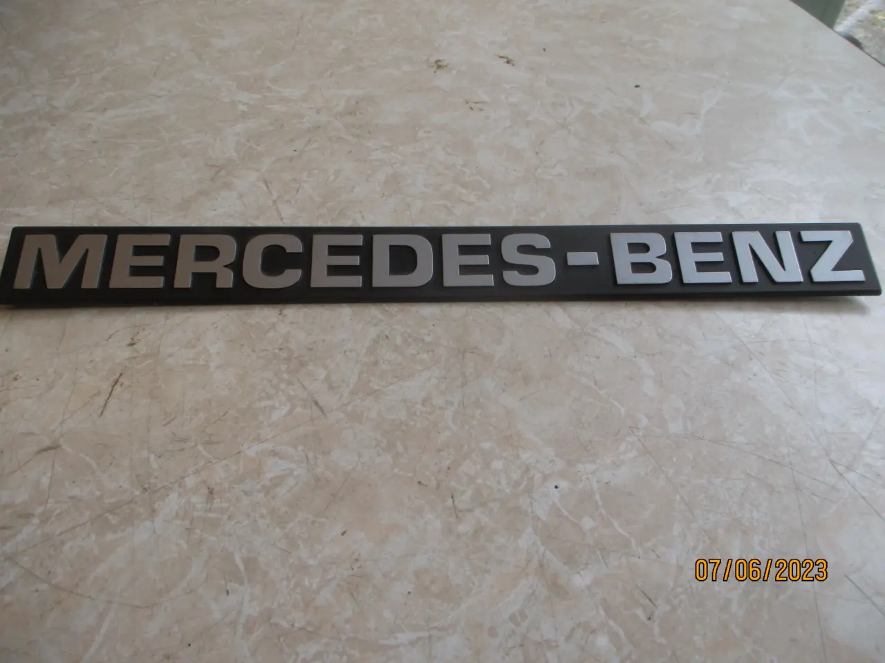 Billede 1 - Mercedes-Benz Skilt i plast