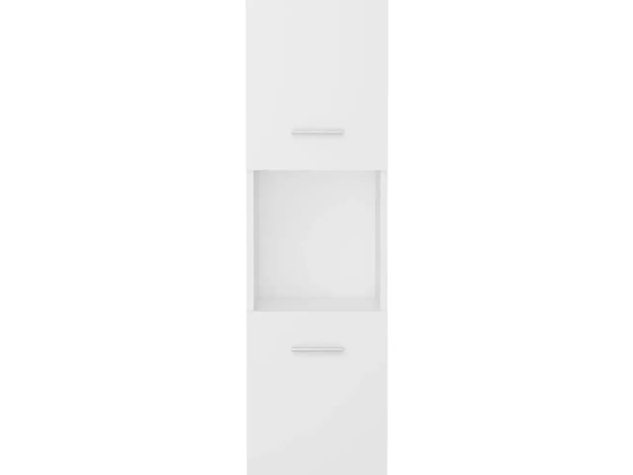 Billede 8 - Badeværelsesskab 30x30x130 cm konstrueret træ hvid