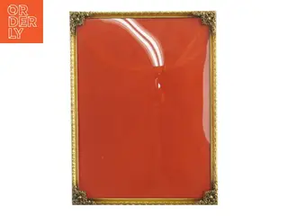 Guldbelagt ramme (str. 25x19 cm)