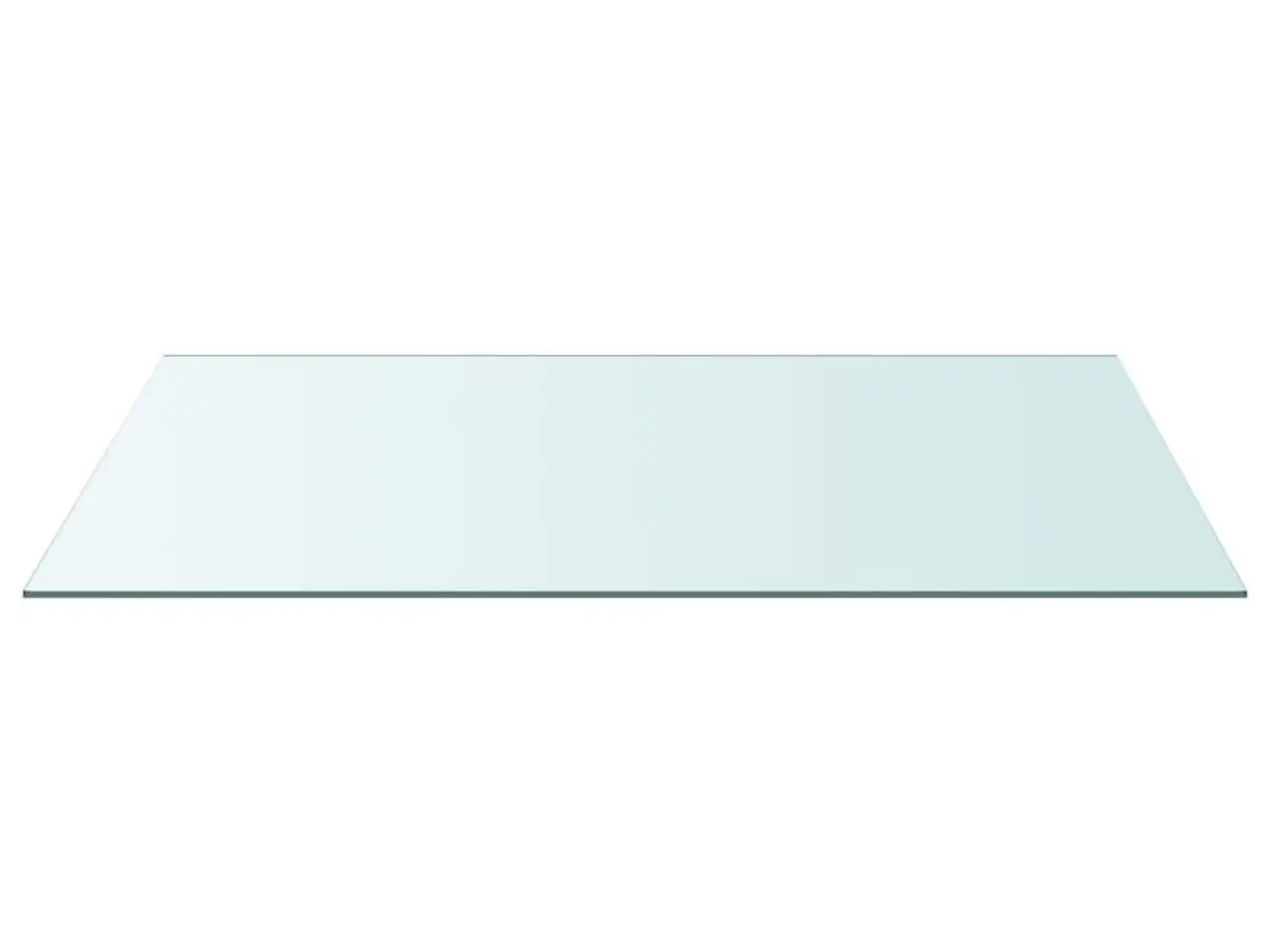 Billede 2 - Bordplade 50x100 cm hærdet glas transparent