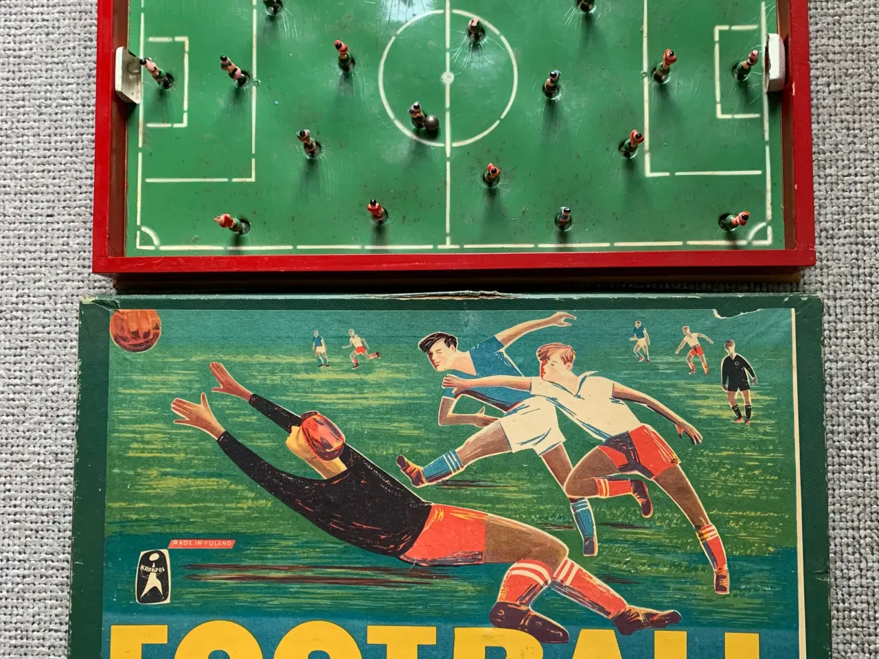 Billede 1 - Fodboldspil fra 60'erne i træ