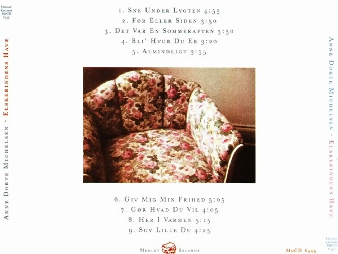 Billede 2 - Anne Dorte Michelsen – Elskerindens Have – CD