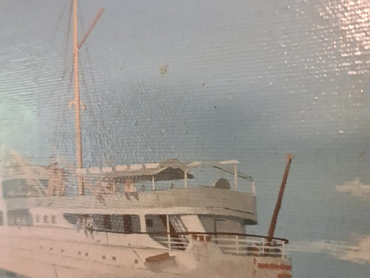 Billede 2 - André Jensen – M/S Hammershus – signeret maleri