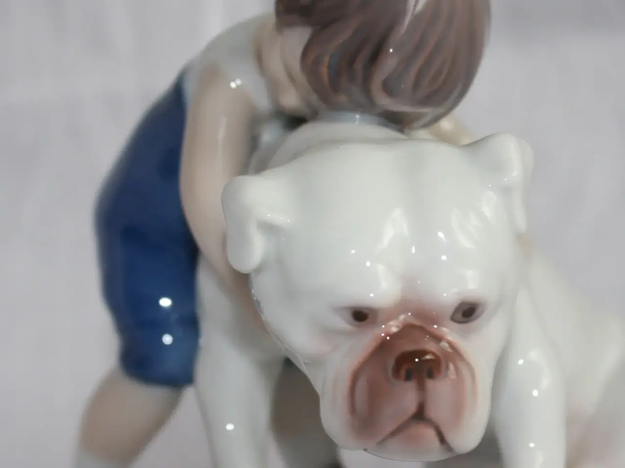 Billede 6 - Dreng med buldog, figur fra B & G