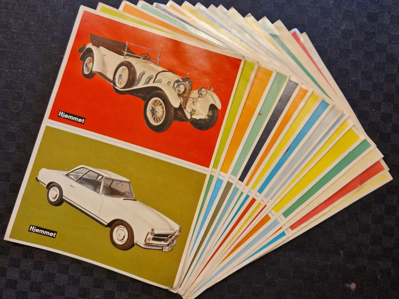 Billede 1 - Hjemmets samlebilleder 1963 - Biler. Bud modtages