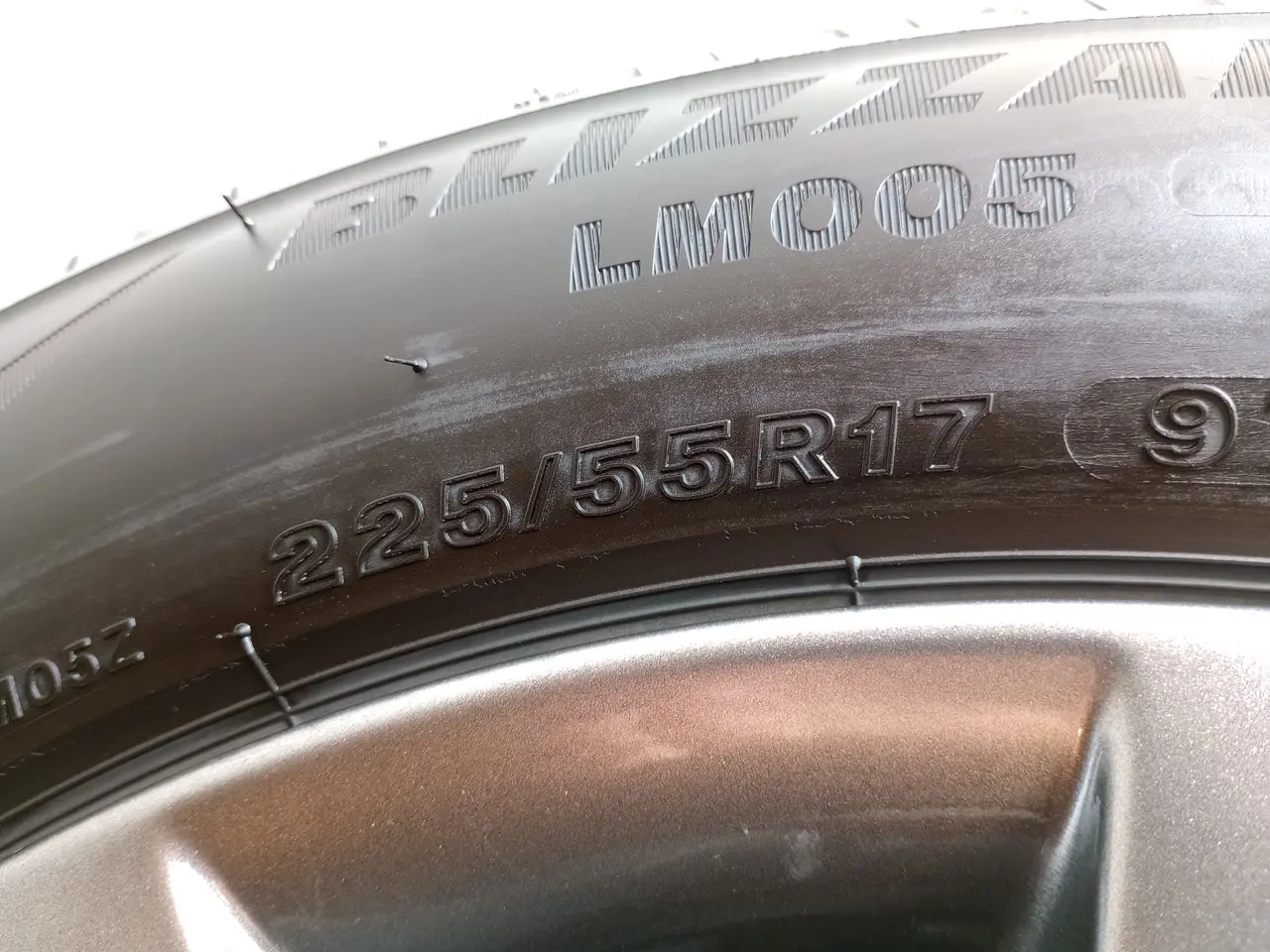 Billede 5 - Originale vinterhjul 17" Mazda, Tpms, Bridgestone