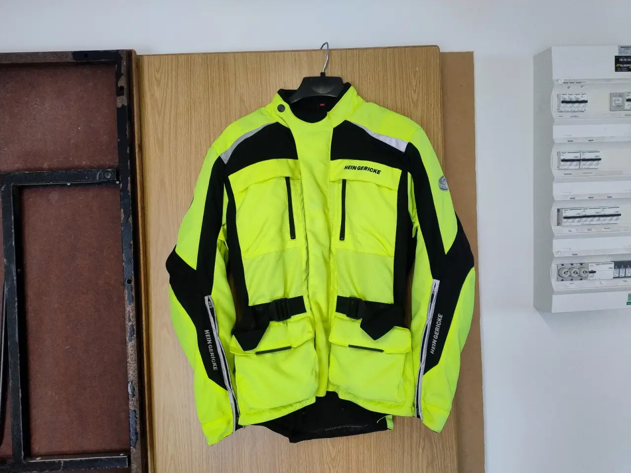 Billede 1 - Motorcykel jakke neongul/sort