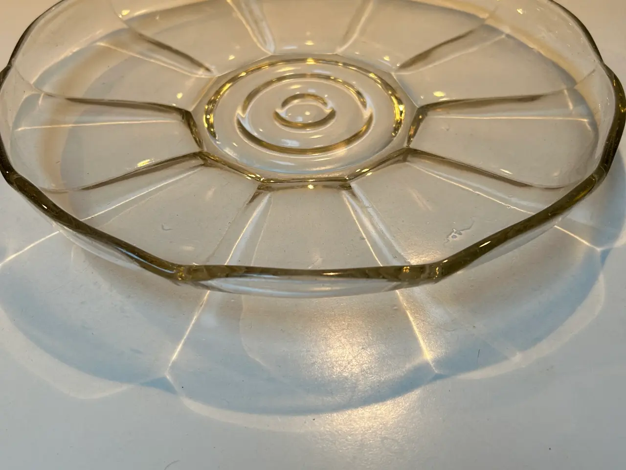 Billede 2 - Lagkagefad i glas, Vintage
