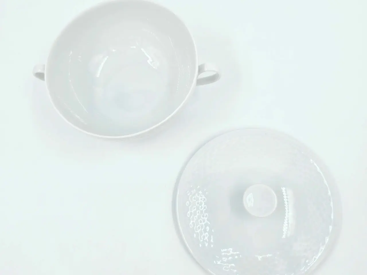 Billede 12 - Hvid Elegance Bouillonkop Porcelæn 
