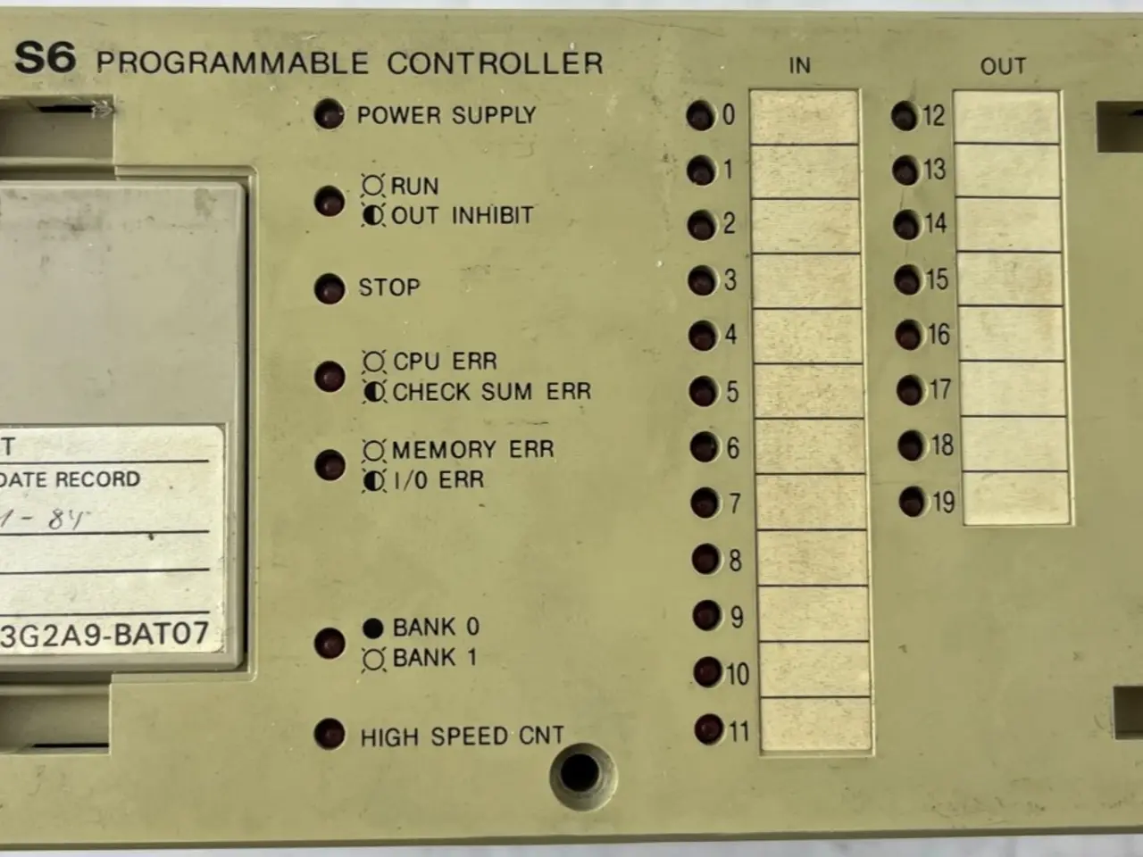 Billede 1 - Omron SYSMAC S6 3G2S6-CPU15 PLC Controller 24V 8