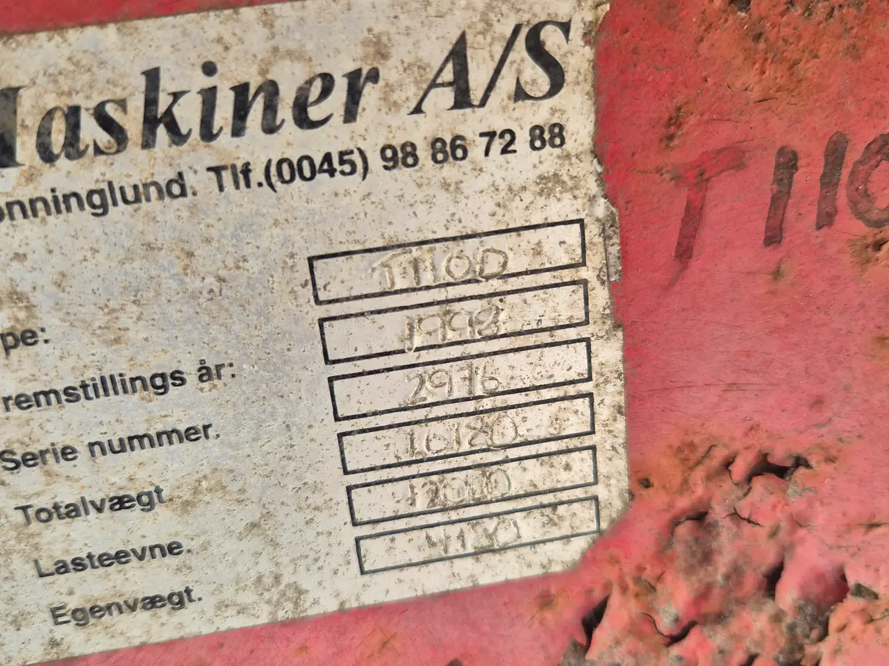 Billede 11 - Præstbro Entreprenørvogn 16 tons.