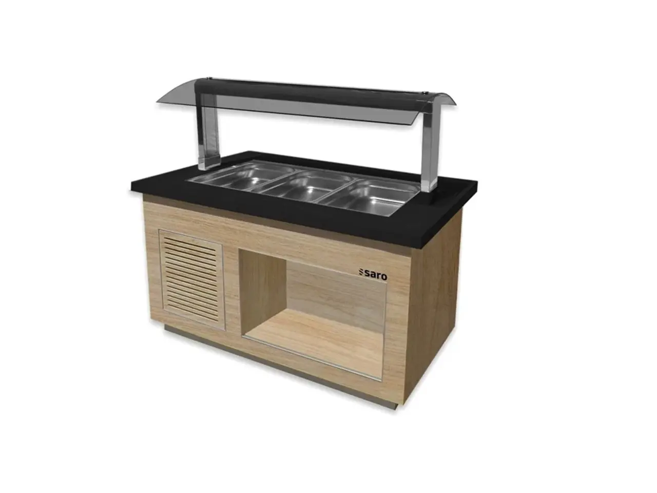 Billede 1 - Varmebuffet – 3x 1/1 GN – 150 mm
