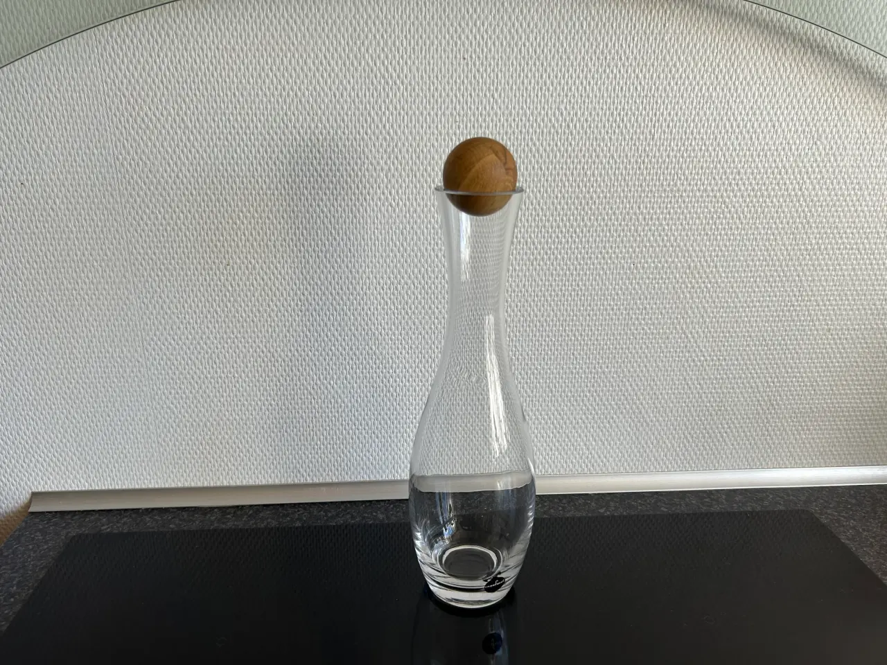 Billede 2 - Glas karaffel med træ kugleprop