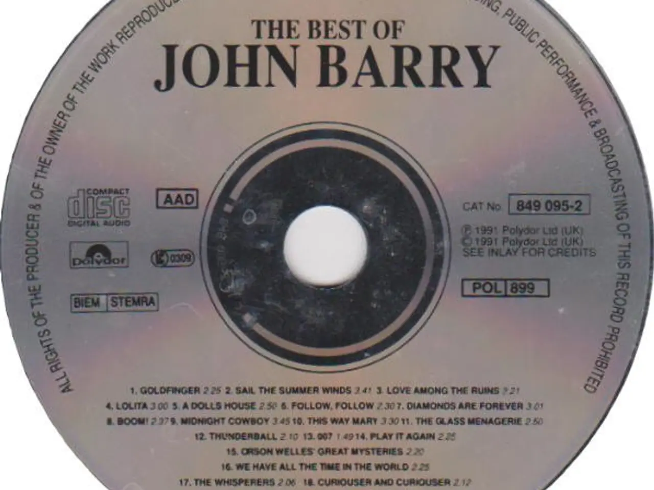 Billede 4 - John Barry – The Best Of John Barry – CD