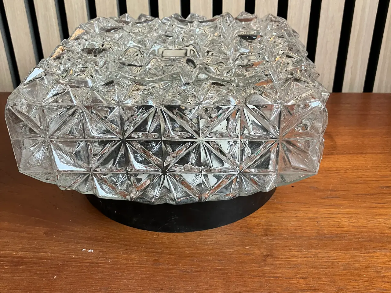 Billede 3 - Vintage plafon i klart glas