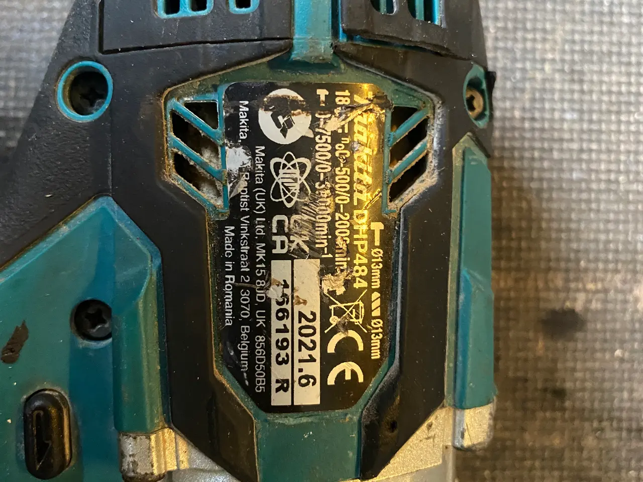 Billede 2 - Skruemaskine MAKITA DHP484