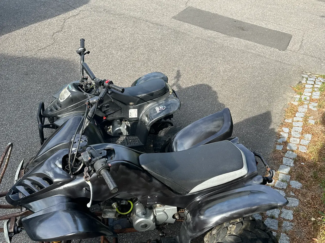Billede 4 - 2 x 110cc ATV – elstart, nyt batteri og klar til s