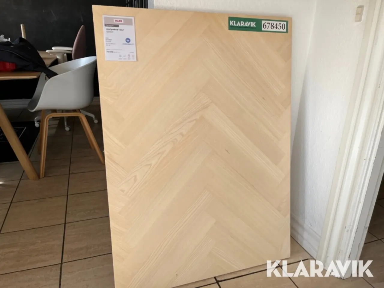 Billede 1 - Sildebens gulv HARO Ask 74 m2